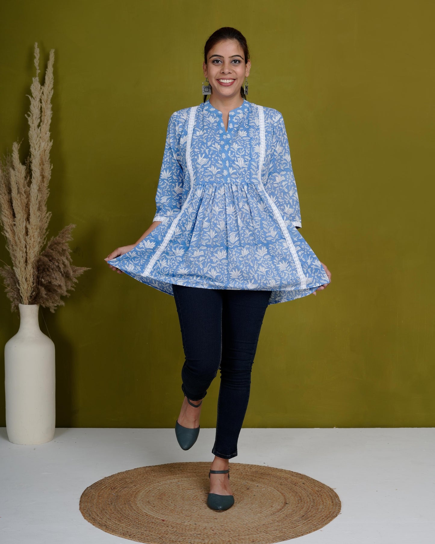 Calm Blue Top