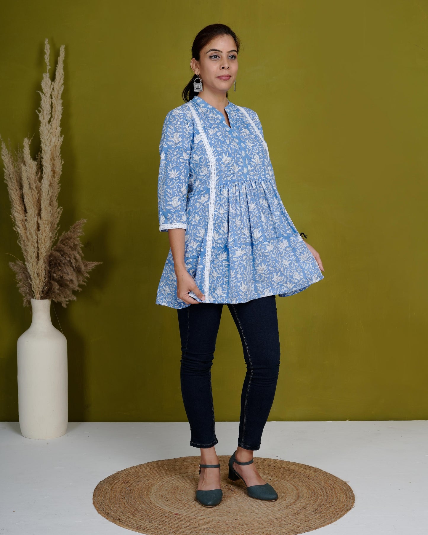 Calm Blue Top