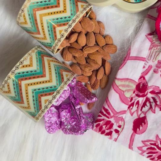 Lovely Pink Dress Hiyasa Rakhi Hamper - For Sisters
