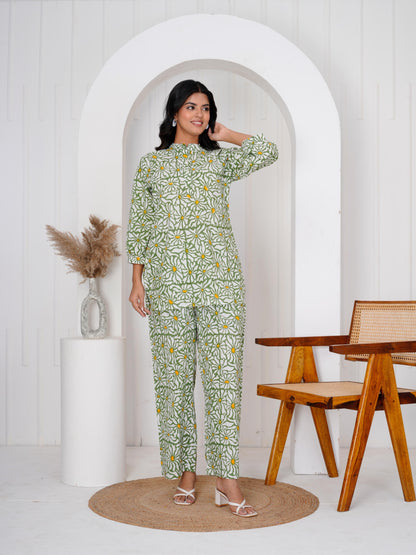 Vibrant Green Co-ord Set