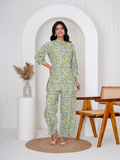 Vibrant Green Co-ord Set