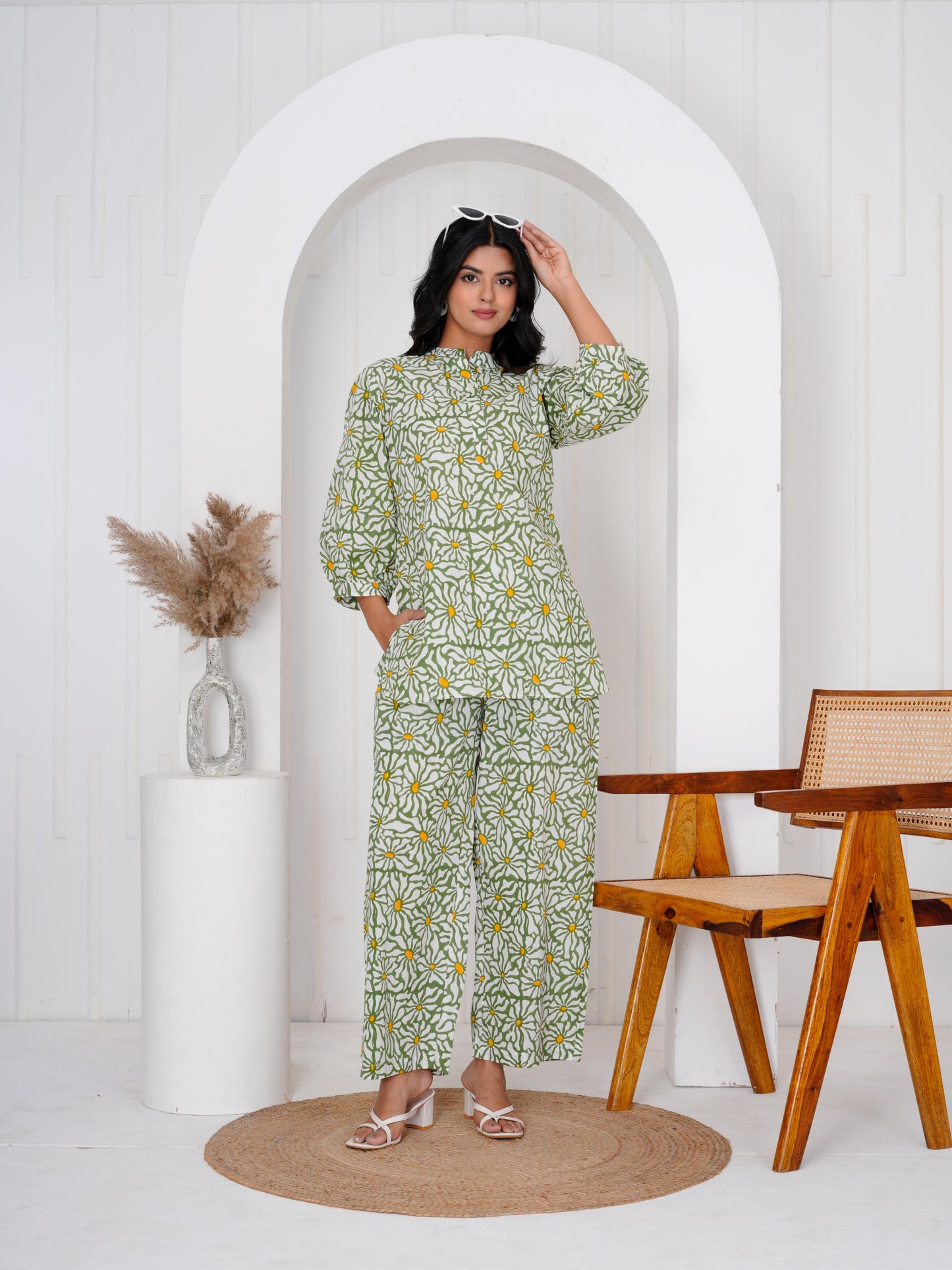 Vibrant Green Co-ord Set