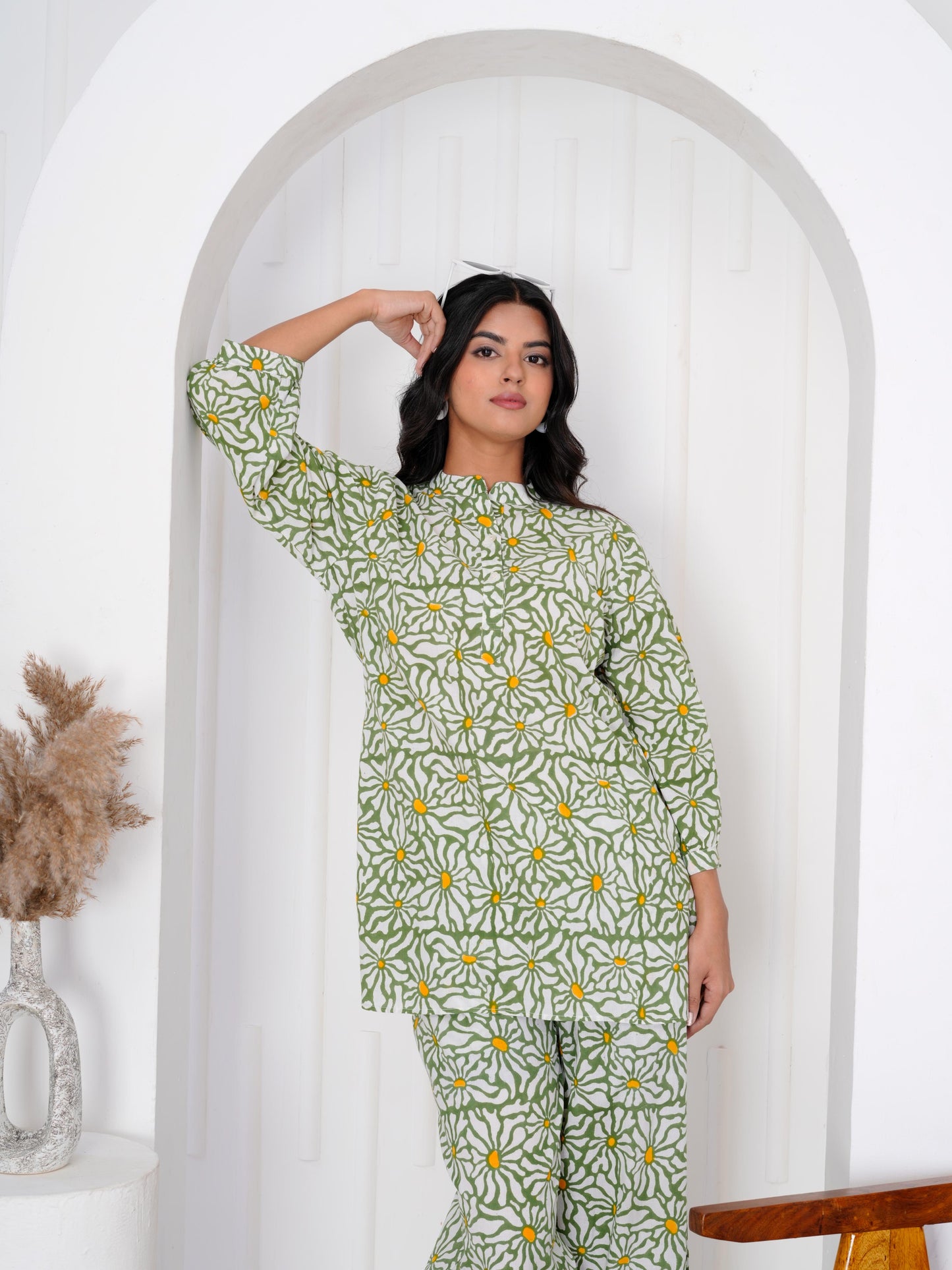 Vibrant Green Co-ord Set