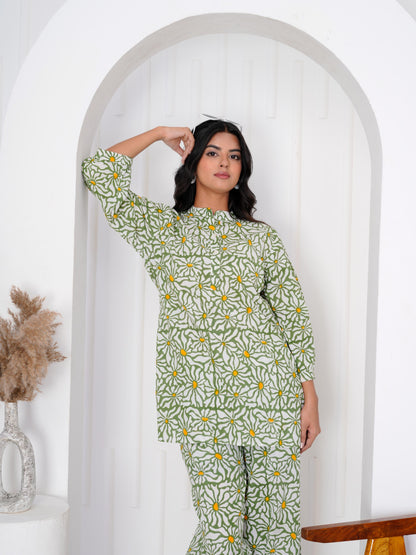 Vibrant Green Co-ord Set