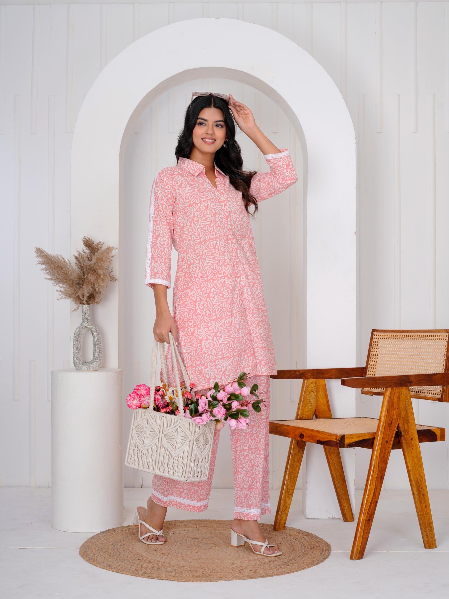 Joyful Peach Co-ord Set