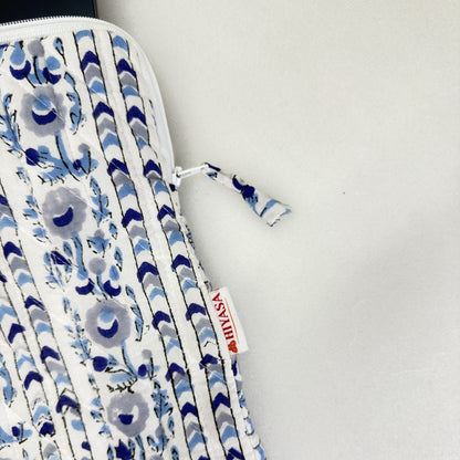 Hopeful Moonbloom Laptop Companion - Hand quilted, Handcrafted