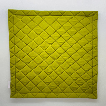 Healing Green Cotton - Quilted Meditation / Pooja Aasan