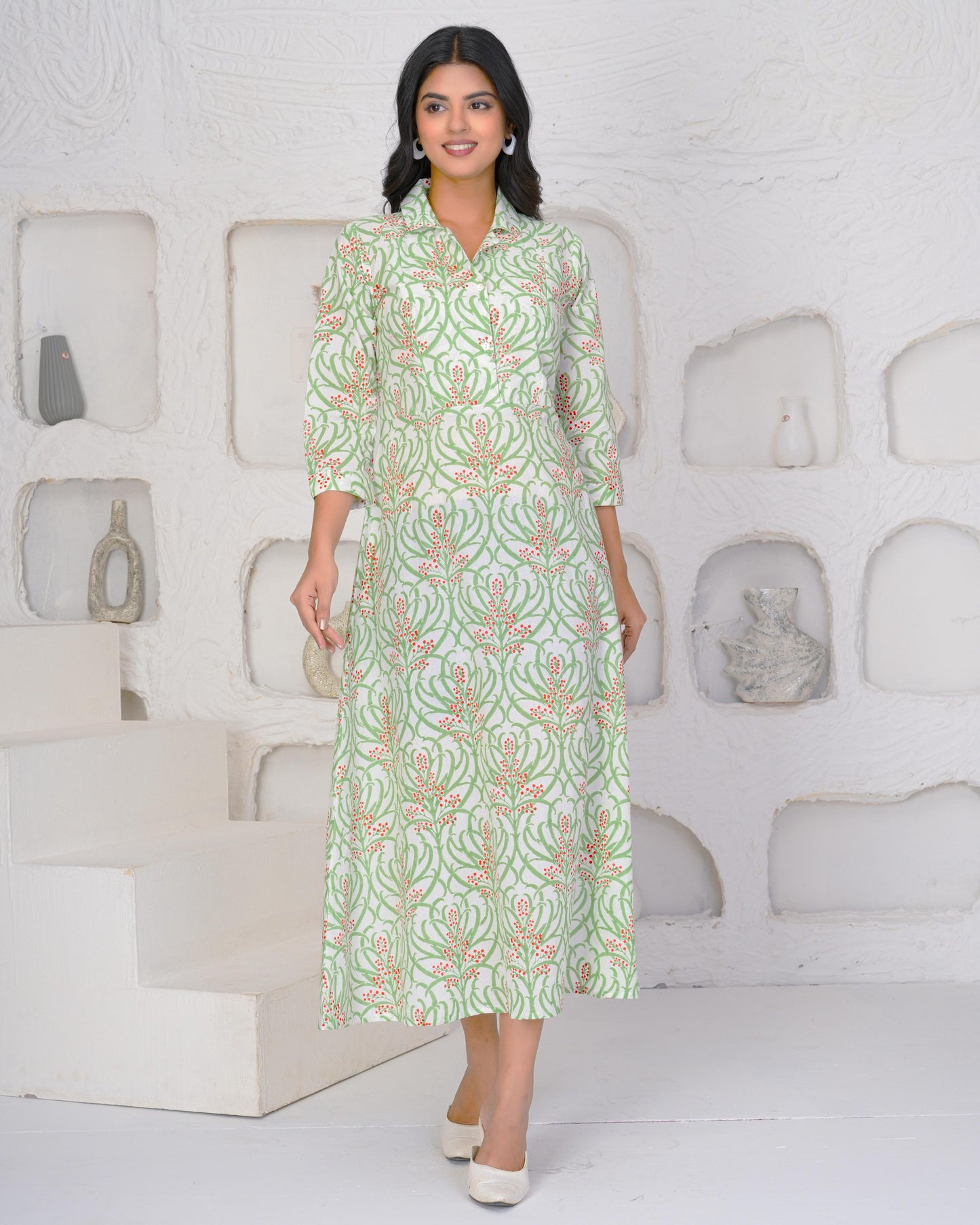 Graceful Green Dress