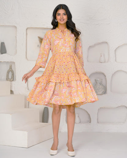 Playful Yellow Dress