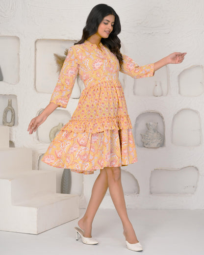 Playful Yellow Dress