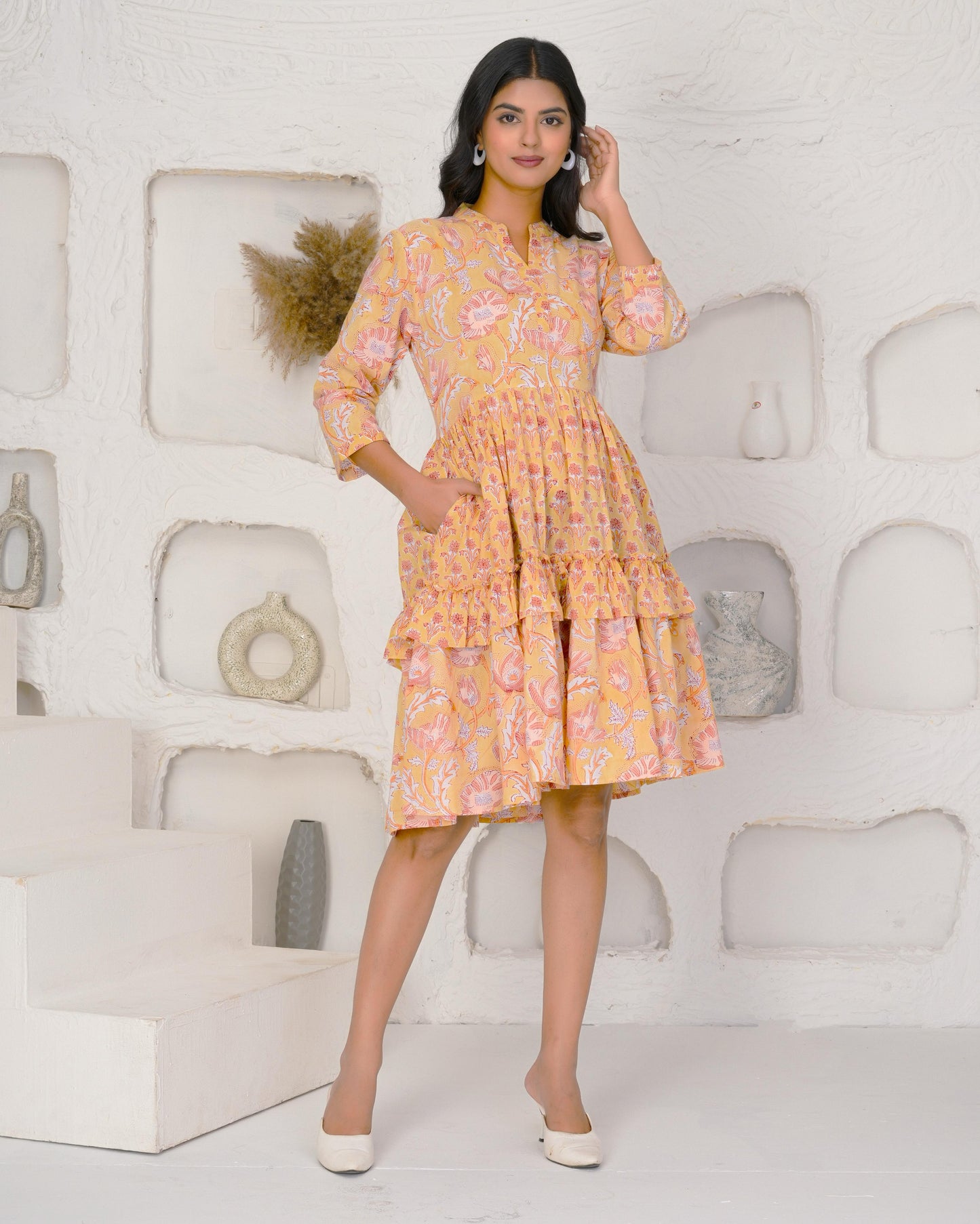 Playful Yellow Dress