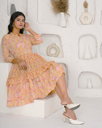 Playful Yellow Dress