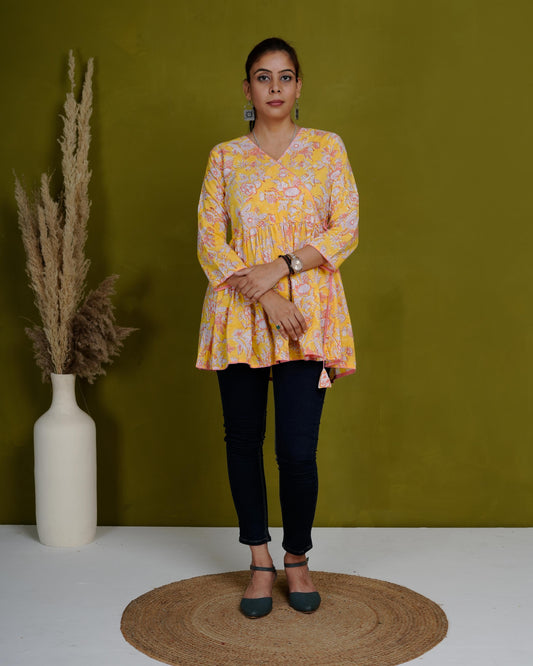 Sunshine Yellow Top
