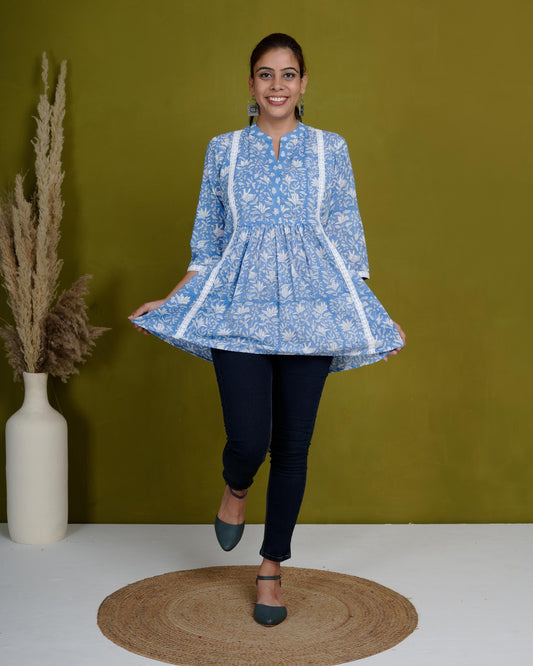 Calm Blue Top