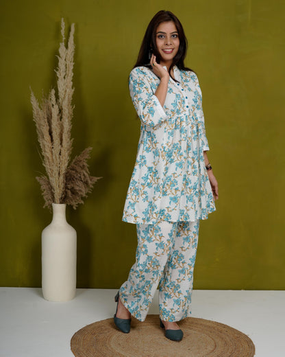 Charming Blue Co-ord Set